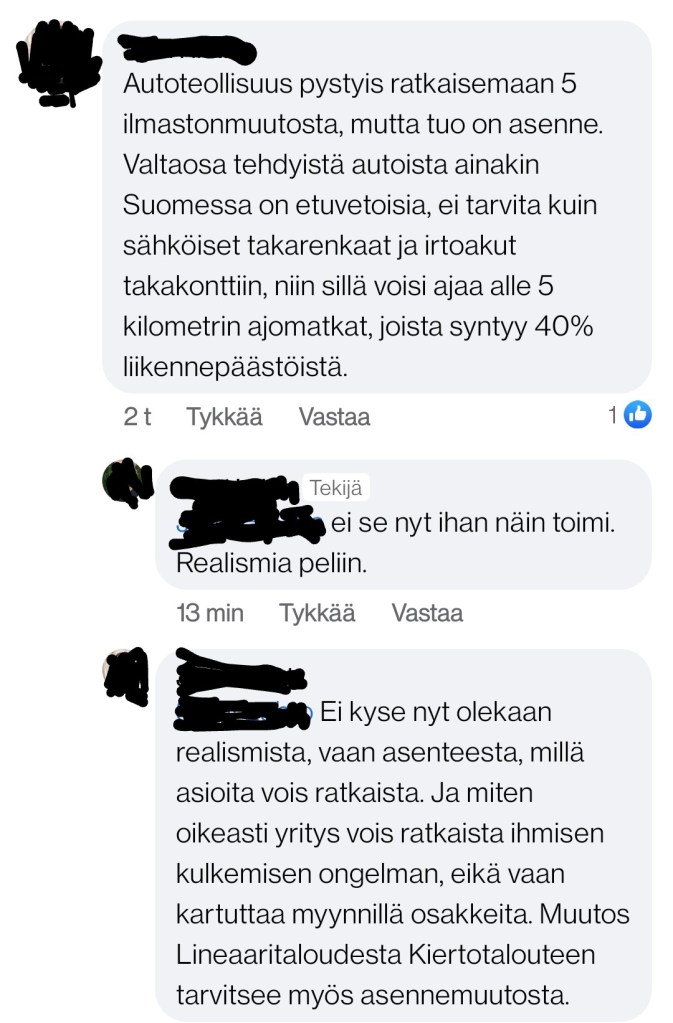 autoteollisuus ilmastonmuutos