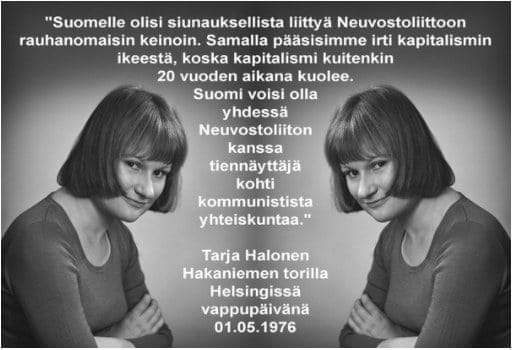 tarja halonen neuvostoliitto