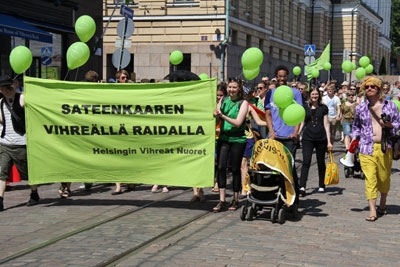 pride liike pride kulkue vihreät politiikka
