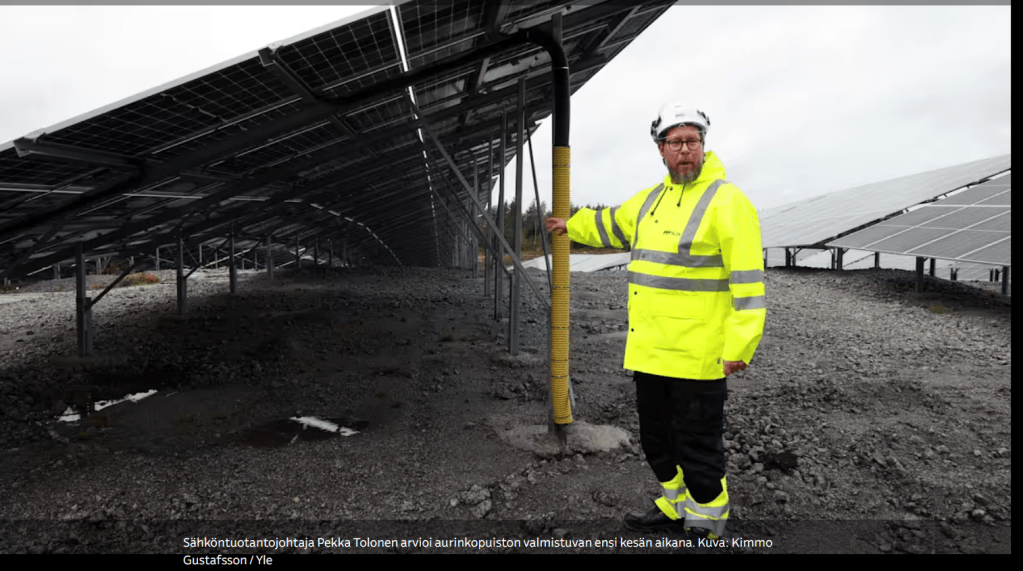 aurinkovoimala paimio